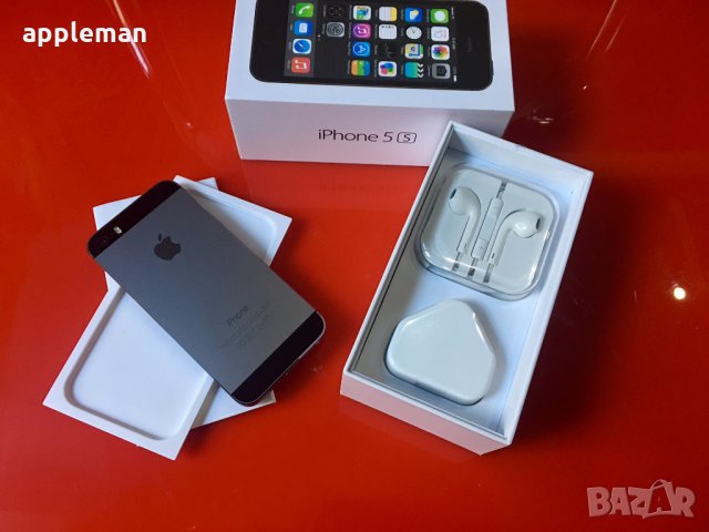 Apple iPhone 5S 16Gb Space Gray Фабрично отключен Айфон телефон, снимка 1 - Apple iPhone - 30286630