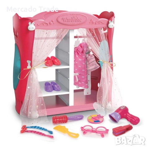 Комплект кукла Mercado Trade, С гардероб и аксесоари