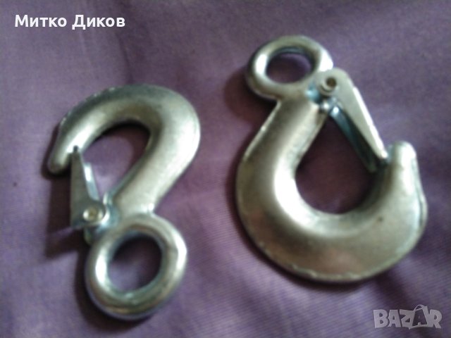 Кука за кран шегел с ухо 2 тона алпинизъм, снимка 6 - Зимни спортове - 44358816