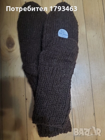 Ръчво плетени мъжки чорапи от вълна, размер 42, снимка 4 - Мъжки чорапи - 50008293