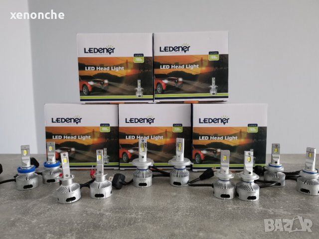 LED  Крушки    за основни фарове Н1 Н7 Н4 НВ3 НВ4 Н11, снимка 3 - Аксесоари и консумативи - 38344777