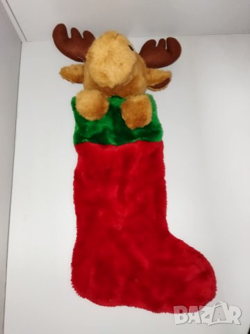 нов коледен чорап с елен , снимка 6 - Други - 35355956