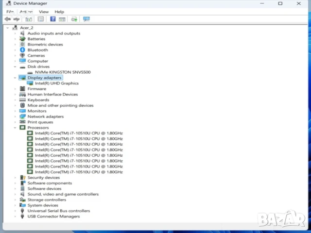 Мощен лаптоп Acer Travelmate P215-52  15.6" i7-10510U/RAM 8GB DDR4/SSD256GB NVMe, снимка 9 - Лаптопи за работа - 50499868