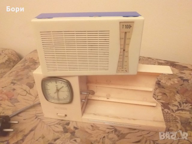 VEB  STERN TZ 10  T 100 Часовник с радио, снимка 7 - Радиокасетофони, транзистори - 29186586