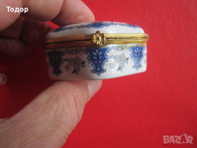 Невероятна порцеланова кутийка за хапчета бижута 1, снимка 3 - Колекции - 38063474