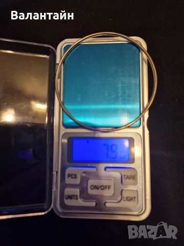 Твърда сребърна гривна , снимка 2 - Гривни - 52789417