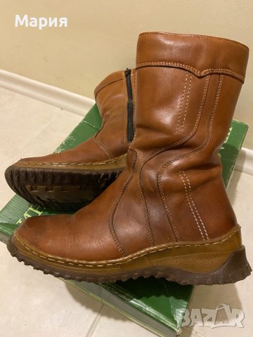 Продавам дамски боти естествена кожа, номер 37, снимка 2 - Дамски боти - 39604047