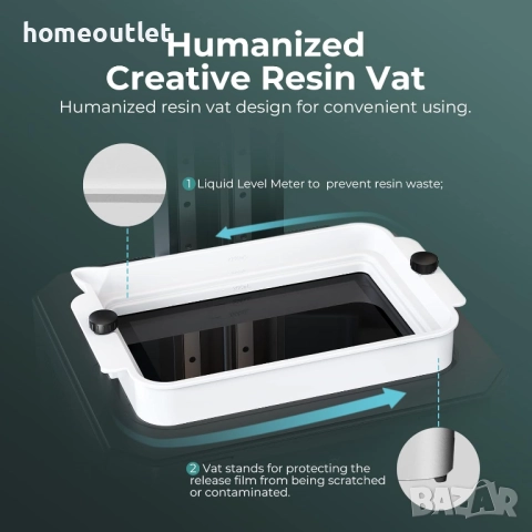 ПРОМОЦИЯ 3D принтер CREALITY LD-006 - Бързина, висока детайлност и 4K монохромен екран, снимка 6 - Друга електроника - 52824022