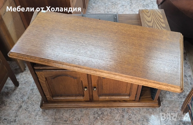 дъбов шкаф за телевизор, снимка 3 - Шкафове - 54226144