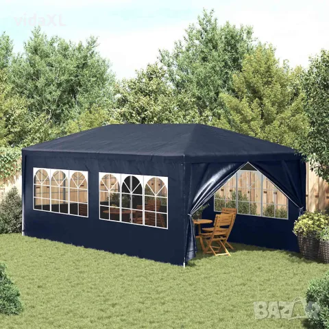 vidaXL Парти шатра, 3х6 м, синя, снимка 2 - Палатки - 56148296