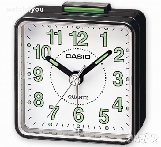 НОВ ОРИГИНАЛЕН БУДИЛНИК CASIO TQ-140. БУДИЛНИК КАСИО TQ-140-1 С НЕОНОВ (ФОСФОРЕСЦИРАЩ) ДИСПЛЕЙ., снимка 3 - Други - 20345511