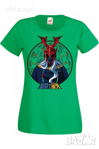 Дамска тениска _Saint Seiya Knights of the Zodiac Pope Ares,Анимация,игра,Празник,Повод.