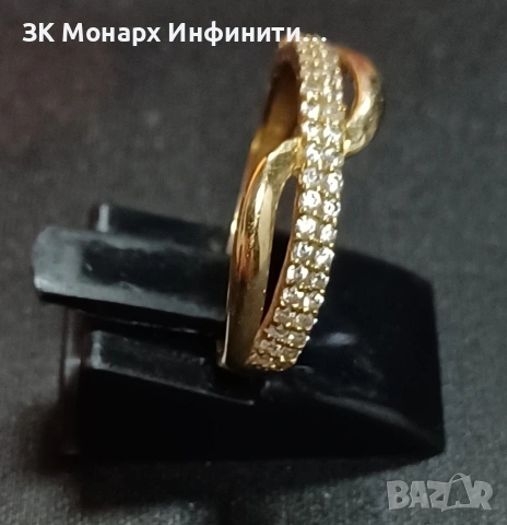 Златен пръстен/585/ , снимка 2 - Пръстени - 54002411