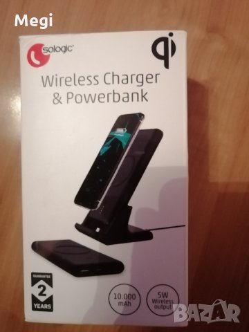 2 в 1-Qi безжично зарядно+батерия, снимка 1