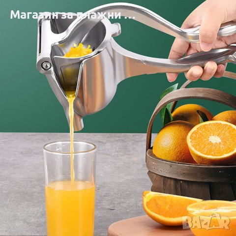 Ръчна преса за лимон и други цитрусови плодове / Портативна ръчна сокоизтисквачка - КОД 3721, снимка 2 - Сокоизстисквачки и цитрус преси - 37343356
