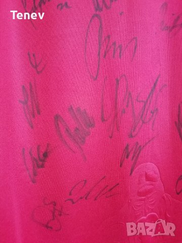 Дания оригинална тениска с автографи Denmark Hummel колекционерска футболна фланелка , снимка 7 - Тениски - 42126272