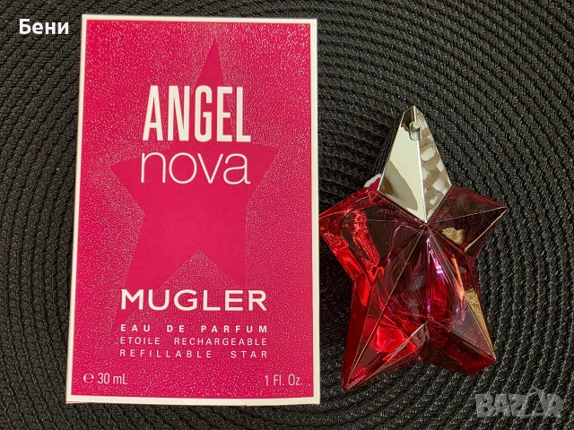 Оригинален Mugler Angel Nova EDP, 30 мл (ползван веднъж)., снимка 2 - Дамски парфюми - 54318338