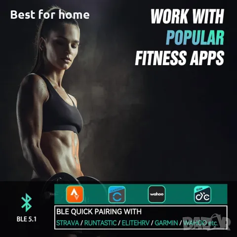 CYCPLUS монитор сърдечния ритъм, Bluetooth 5.1 ANT+, снимка 5 - Уреди за диагностика - 49340869