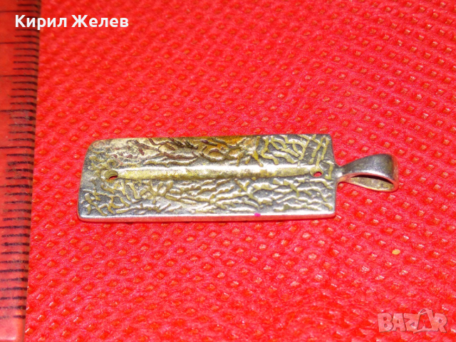 СТИЛЕН СРЕБЪРЕН МЕДАЛЬОН СРЕБРО 925 СТАРА РЪЧНА МАЙСТОРСКА АРТ ИЗРАБОТКА 43770, снимка 8 - Антикварни и старинни предмети - 44610597