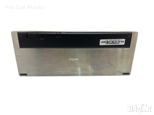 Unique Comfortable Keyboard Rapoo E6300 Wireless Bluetooth for ipad Black Stainless Steel   We ship , снимка 3 - Клавиатури и мишки - 53946698