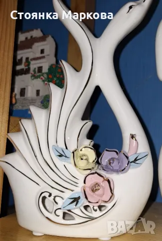 Красиви нови лебеди-порцелан, снимка 3 - Статуетки - 49986868