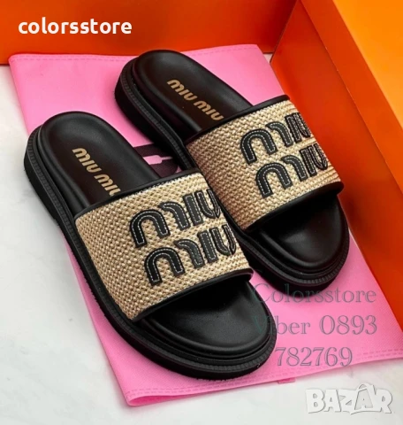 Дамски чехли MiuMiu/BR30z