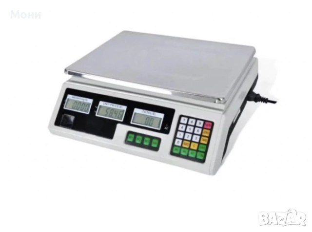Професионален електронен кантар до 40 кг с двоен дисплей