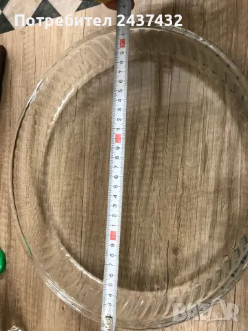 Стъклена форма за сладкиш, снимка 2 - Форми - 47767312