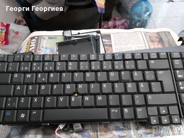 Продавам лаптоп на части HP COMPAQ 8710W, снимка 2 - Лаптопи за работа - 31409532