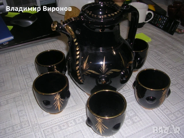 Сервиз за вино  керамика от соца