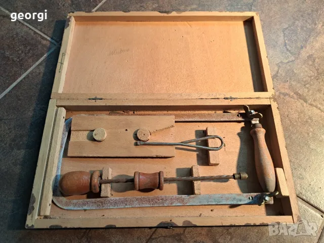 ретро комплект лъкче за резба   25/2, снимка 3 - Антикварни и старинни предмети - 50053975
