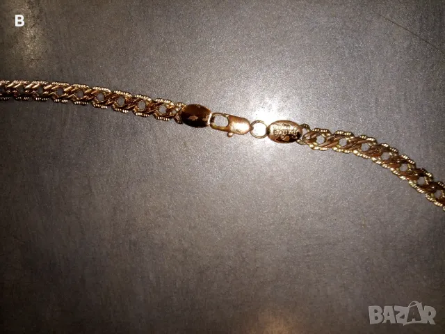 Позлатен ланец 14К, снимка 4 - Колиета, медальони, синджири - 49227428