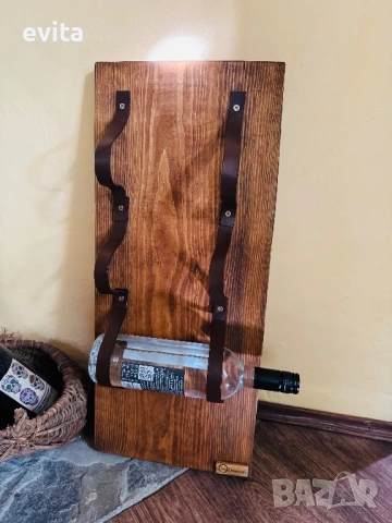 🌿 Арт стойка за вино – ръчно изработена и дизайнерска, снимка 17 - Други - 33842597