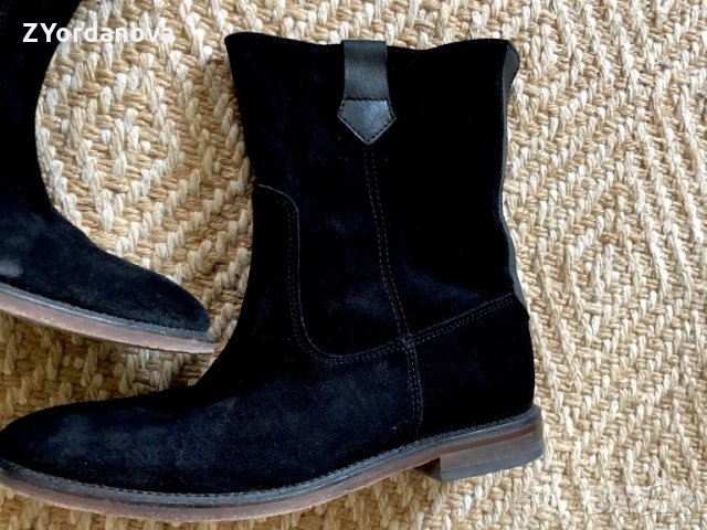 Боти/ботуши 38н. H By Hudson Black Chelsea Boots, снимка 6 - Дамски боти - 30938265
