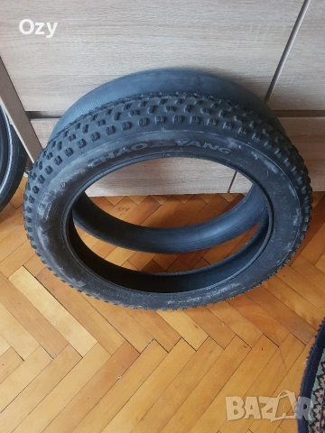 външна и вътрешна гуми 20 цола фетбайк 