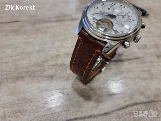 Часовник автомат Philip Zepter, снимка 5 - Мъжки - 54008385