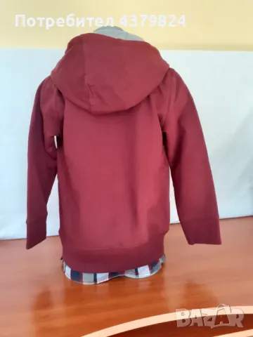 Нов детски немски суичър за момче с имитация на риза р.122   , снимка 2 - Детски анцузи и суичери - 49024087