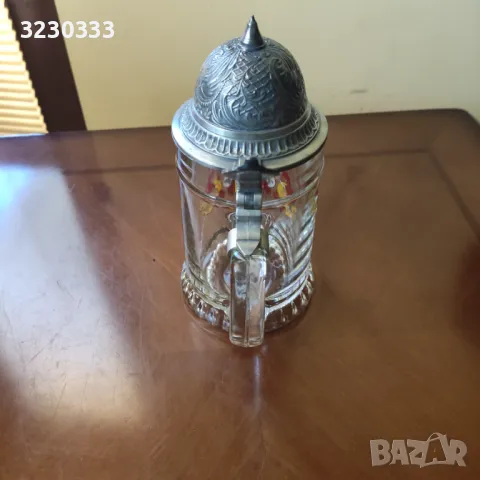 Халби за бира с капак порцеланови немски, снимка 10 - Други - 48375949