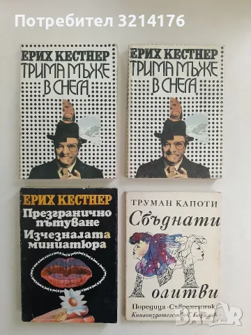Трима мъже в снега - Ерих Кестнер
