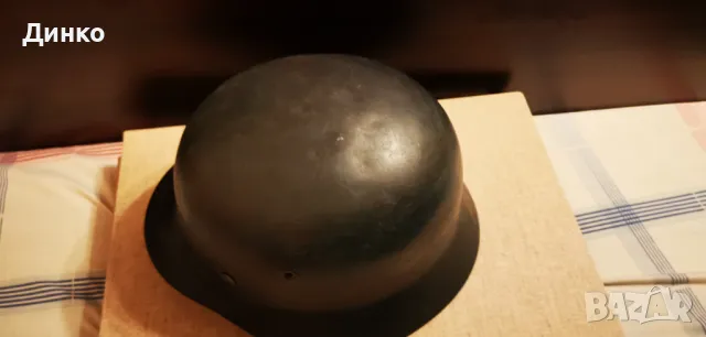 Немска каска М40 от ВСВ., снимка 6 - Антикварни и старинни предмети - 49111985