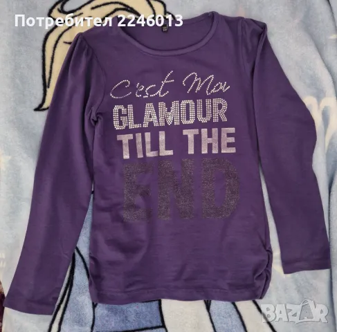 Блузка в лилаво -134-140 размер, снимка 1