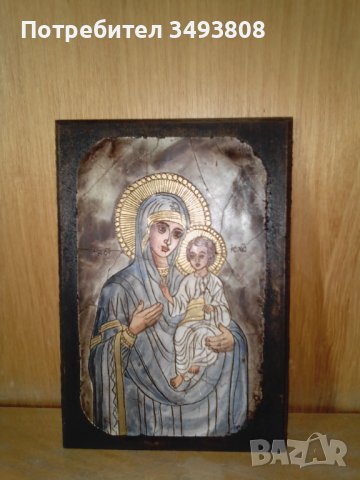 Красива ръчно изработена икона 