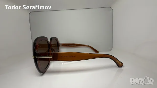 Слънчеви очила Tom Ford FT1052 / FT0930 (Nico) – Бели / Овърсайз, снимка 8 - Слънчеви и диоптрични очила - 55611682