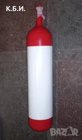 Продавам - 1 брой метална бутилка - 7L - 200 BAR - АТМОСФЕРИ работно налягане