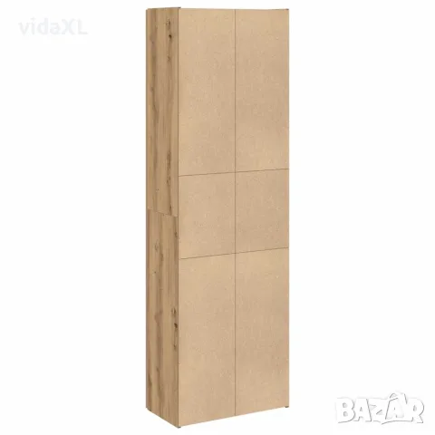 vidaXL Библиотека, дъб артизан, 60x32x190 см, инженерно дърво, снимка 5 - Етажерки - 56146985