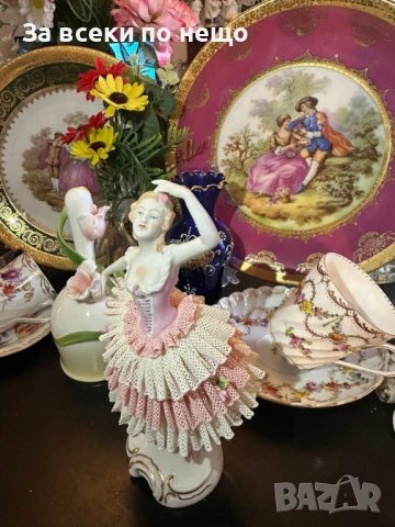 Dresden Lace Germany  производство след 1949 г Код P2107, снимка 12 - Декорация за дома - 54153408