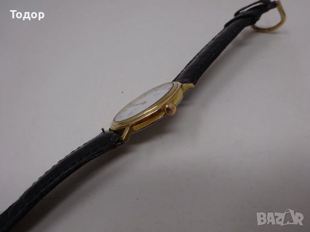 Дамски френски кварцов часовник HERMA с позлатена каса, снимка 5 - Дамски - 42564590