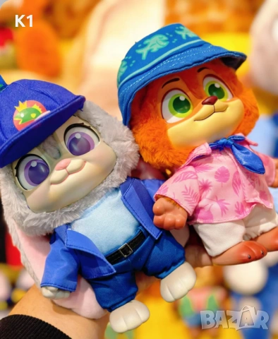 Плюшена играчка Zootropolis 2, Зоотрополис 20см ключодържател Zootopia/Зоотопия/Ник Уайлд/Джуди Хопс, снимка 3 - Плюшени играчки - 54071325