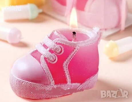 3D Буйка бебешка обувка маратонка обувки буйки силиконов молд форма калъп фондан гипс шоколад свещ , снимка 4 - Форми - 36063923