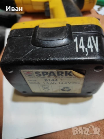 Батерия за Спарки/Sparky/ 14,4в, снимка 3 - Други услуги - 50507358